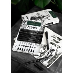 Set Sketch de 8 feutres Pitt Artist Pen + Sketchbook