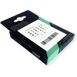 Set de pochoirs chiffres Serif Industrial x26 pcs