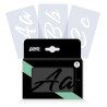 Set de pochoirs alphabet et chiffres Manuscrit Decorative x30 pcs