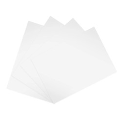 Plastique dingue blanc, feuille 21x29.7cm