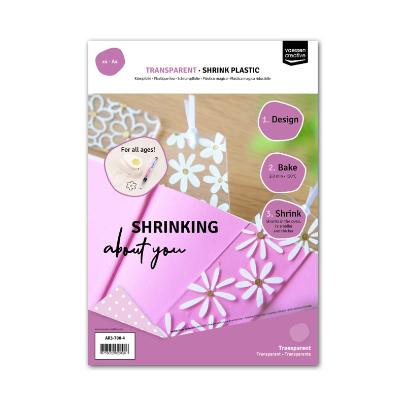 Plastique dingue transparent, feuille 21x29,7cm