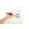 Plastique dingue phosphorescent 26x20cm x3fls