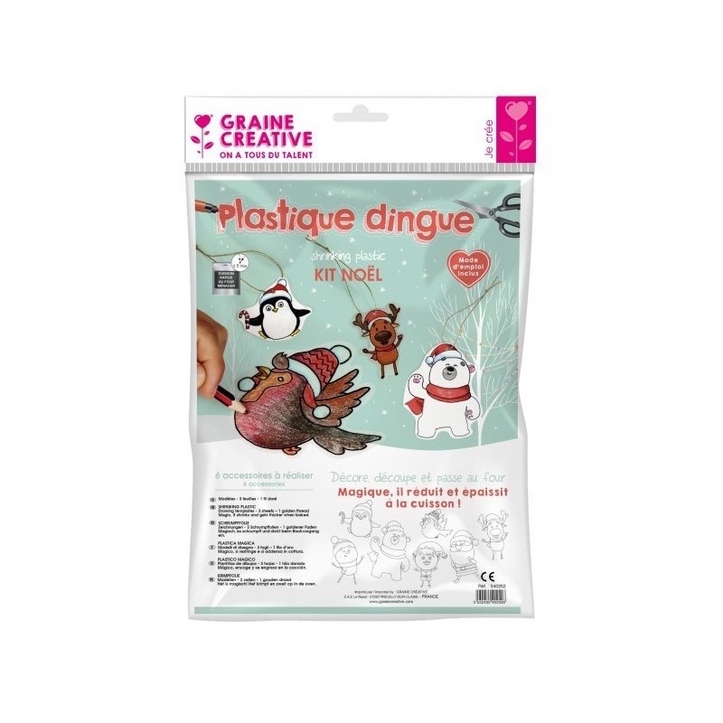 Kit Plastique dingue 7 suspensions de Noël