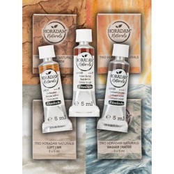 Set aquarelle extra-fine Horadam Naturals Trio, 3 tubes 5 ml