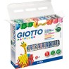 Boite 12 pains pâte à modeler Giotto Patplume 350g assortis