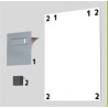 Mini-blocs mousse adhésifs 20x20x13mm - Lot de x4