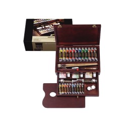 Coffret bois Master huile extra-fine Rembrandt