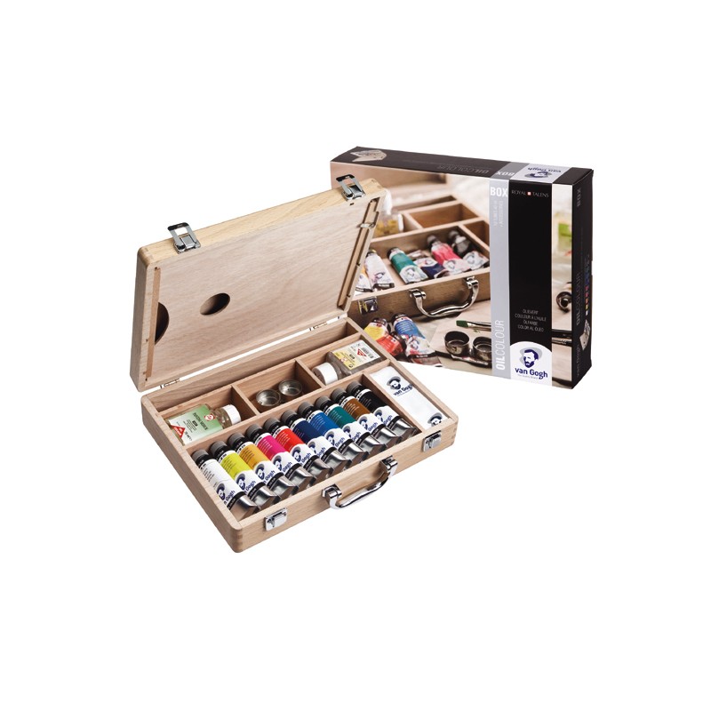 Coffret en bois Basic huile Van Gogh