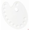 Palette ovale en plastique