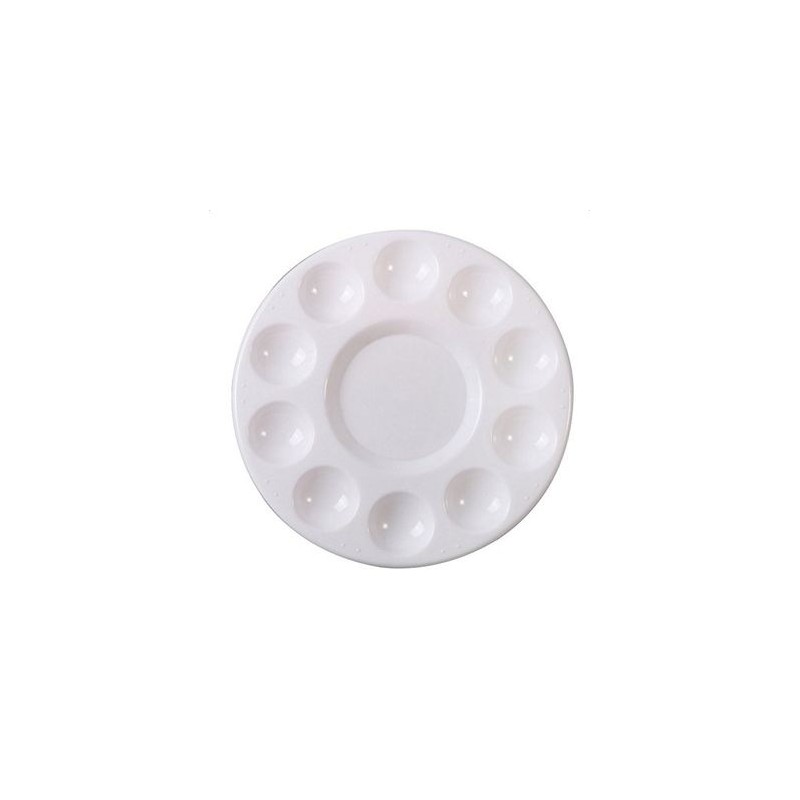 Palette plastique à mixer ronde 10 alvéoles