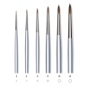 Brosses ronde Isabey en putois de Sibérie, série 6125