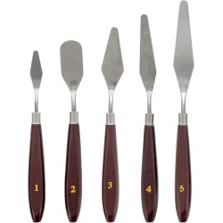 Set de 5 couteaux à peindre Etude