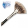 Brosses éventail Kevrin+ en mangouste synthétique, série 3675