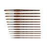 Brosses rondes Précision en martre synthétique, série 8900