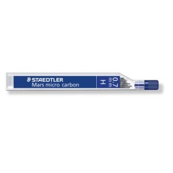 Etuis de 12 mines 0.7 mm Mars Micro Carbon - Staedtler