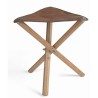 Chaise de peintre pliante en simili-cuir