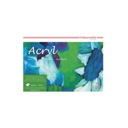 Pochette papier acrylique toilé Acryl 330 g/m² de 10 feuilles