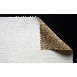 Toile en lin à grain moyen enduction universelle 400 g/m²