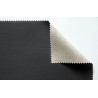 Toile de lin enduction noire à grain moyen 430 g/m²