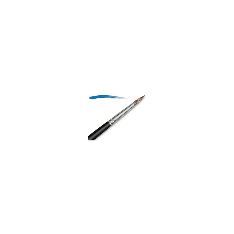 Brosse ronde Kevrin+ en mangouste synthétique, série 867