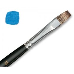 Brosse plate et courte Kevrin+ en mangouste synthétique, série 877