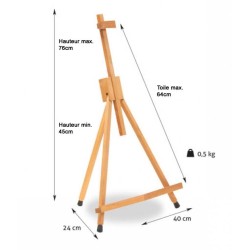 Chevalet de table pliable Monte Rosa
