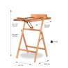 Chevalet d'atelier multi-techniques Barcelona