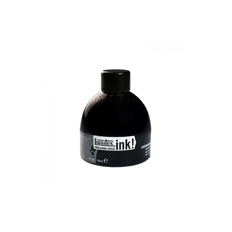 Encre acrylique extra-fine Liquitex Ink noire, flacon 150 ml