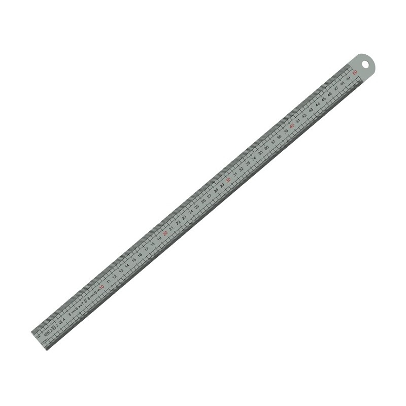 Règlet en acier semi-rigide, largeur 30 mm