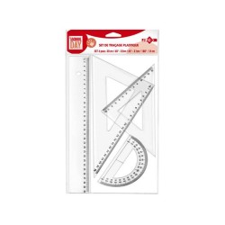 Set de traçage plastique x4 pcs