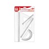 Set de traçage plastique x4 pcs