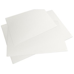 Carton entoilé en coton moyen, formats européens