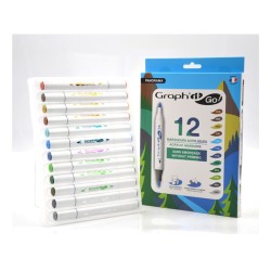 Set de 12 marqueurs acrylique Graphit'Go