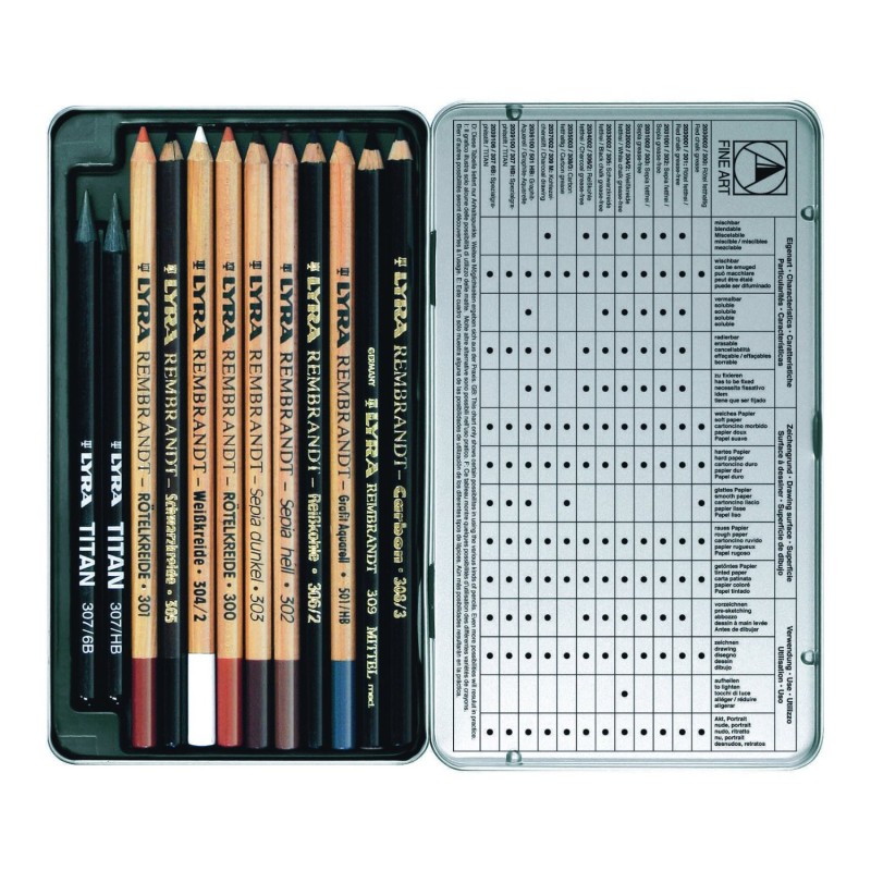 Boîte métal crayons Rembrandt Art Special