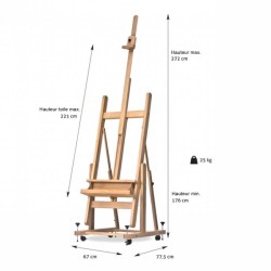 Chevalet d'atelier Berlin