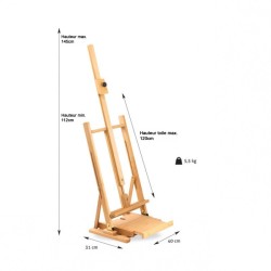 Chevalet de table grand format Bern