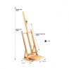 Chevalet de table grand format Bern