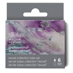Set de 6 tubes 5 ml d'aquarelle extra-fine Winsor et Newton
