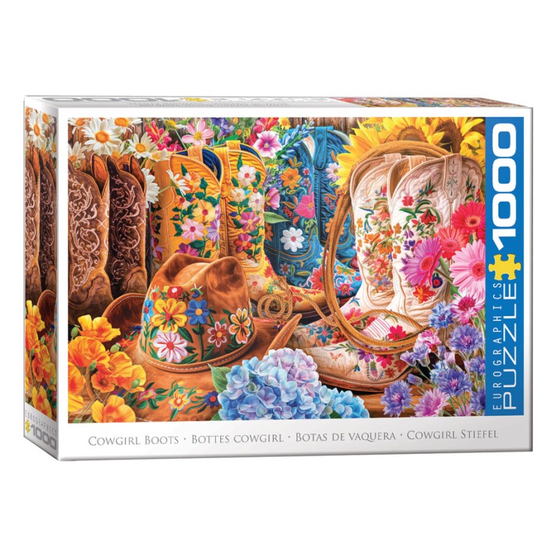 Puzzle 1000 pièces - Bottes Cowgirl, de Lars Stewart