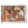 Puzzle 1000 pièces - Chatons de bibliothèque, de Image world