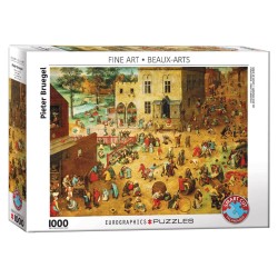 Puzzle 1000 pièces - Les jeux d'enfants, de Pieter Bruegel