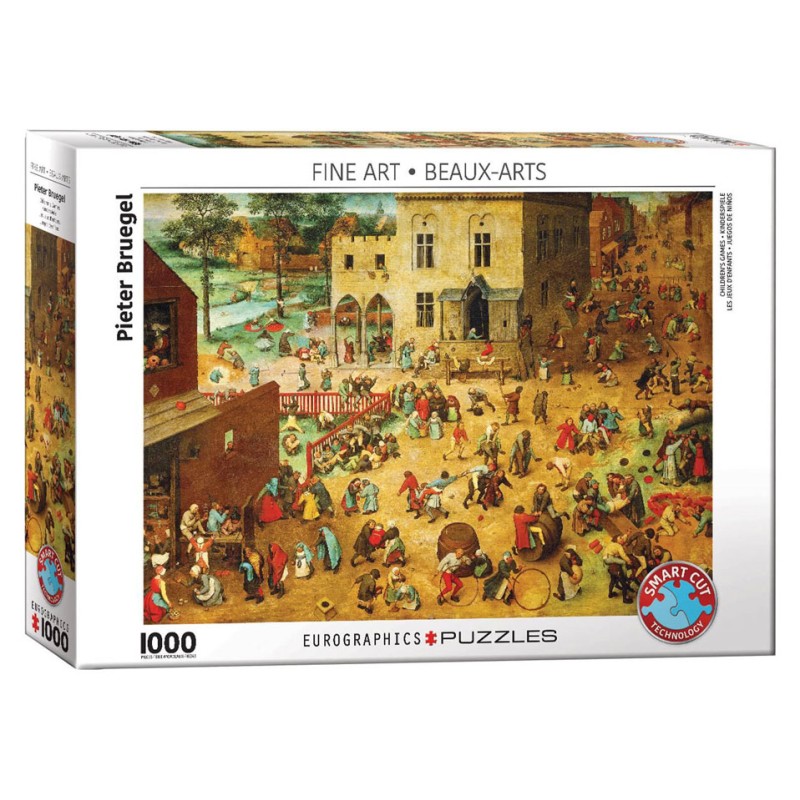 Puzzle 1000 pièces - Les jeux d'enfants, de Pieter Bruegel