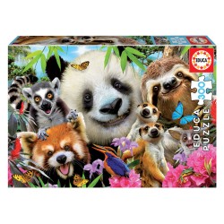 Puzzle 300 pièces - Black-eyed friends selfie