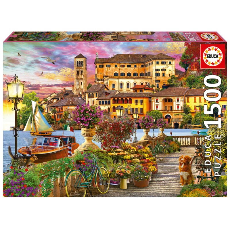 Puzzle 1500 pièces - Promenade italienne