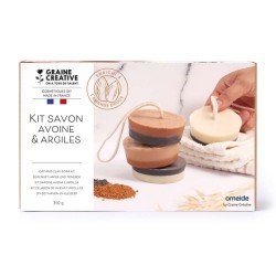 Kit DIY Savons - Savons avoine et argile