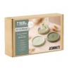 Kit DIY moulage - 3 sous-verre en Jesmonite