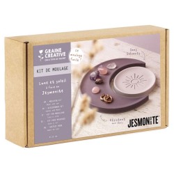 Kit DIY moulage - Lune et soleil en Jesmonite