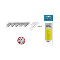 Lames pour cutter compas CMP-1 Olfa en étui de 15 pcs