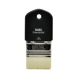 Brosse palette Liquitex en fibres synthétiques, série Free Style