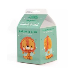 Kit crochet Minigurumi - Kazuo le lion